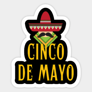 Cinco de Mayo - (Exclusive 2022 Model TShirt) Sticker